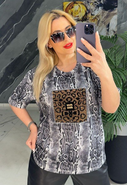 Женская Футболка Miu Miu (Большие размеры) 