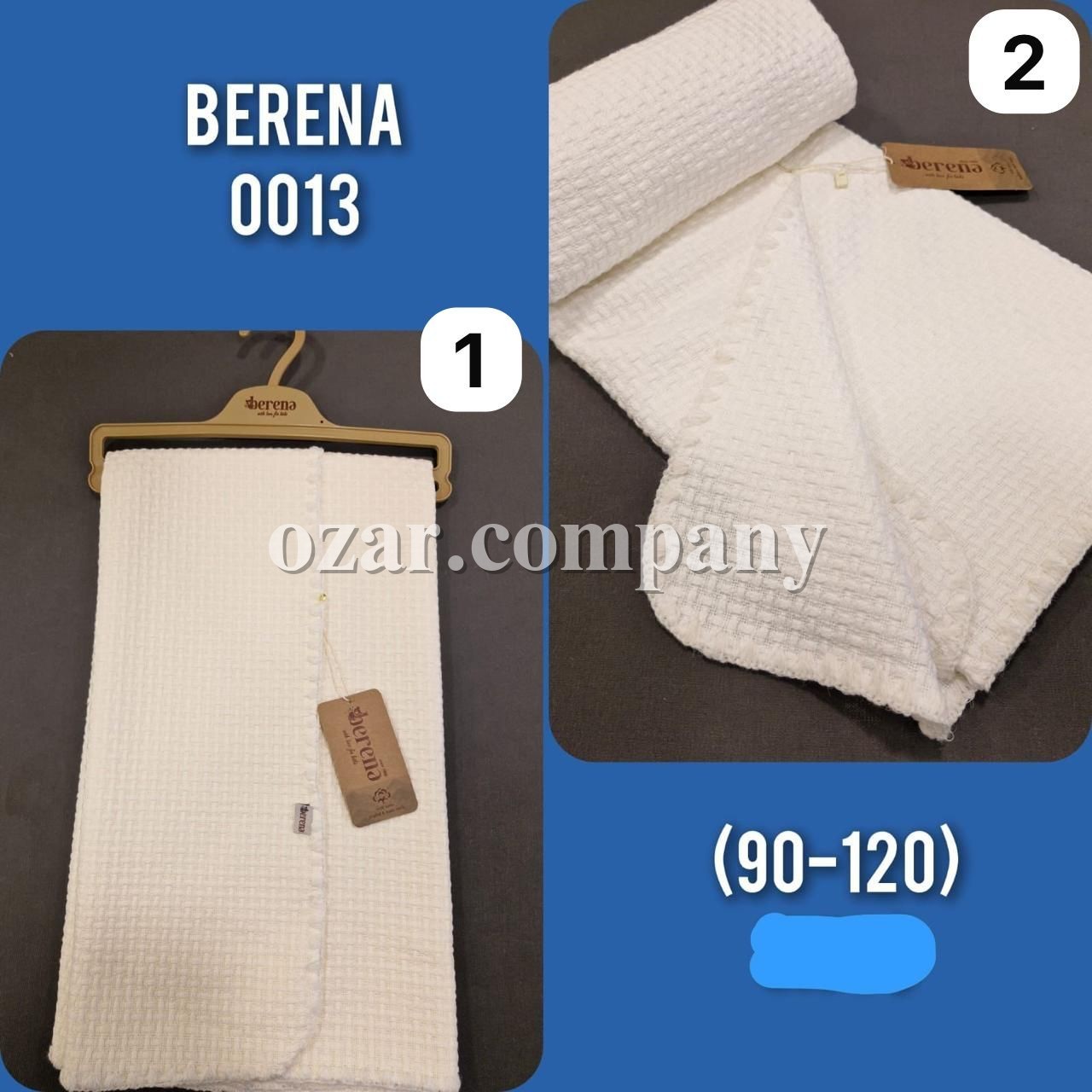 Плед Для Новорождённых Berena (90*120) 