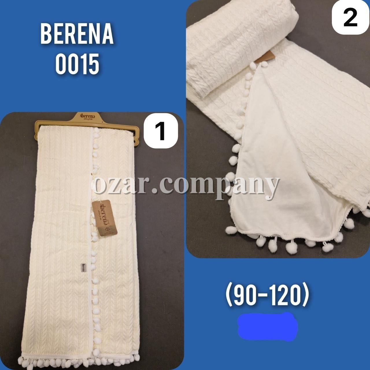 Плед Для Новорождённых Berena (90*120) 