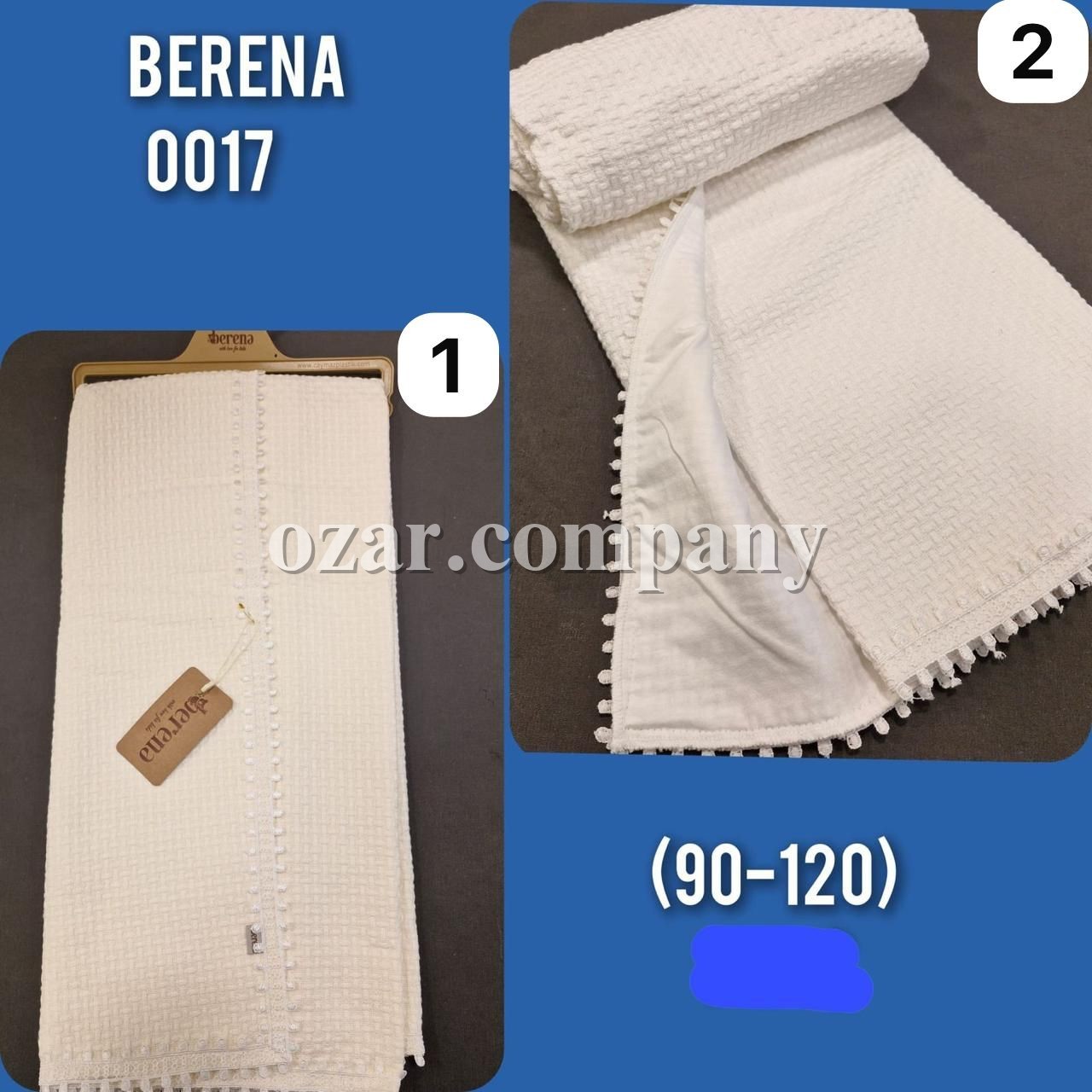 Плед Для Новорождённых Berena (90*120) 