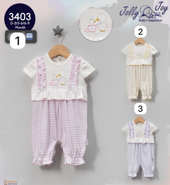 Песочник Для Девочки Jolly Joy (0-3/3-6/6-9мес.)