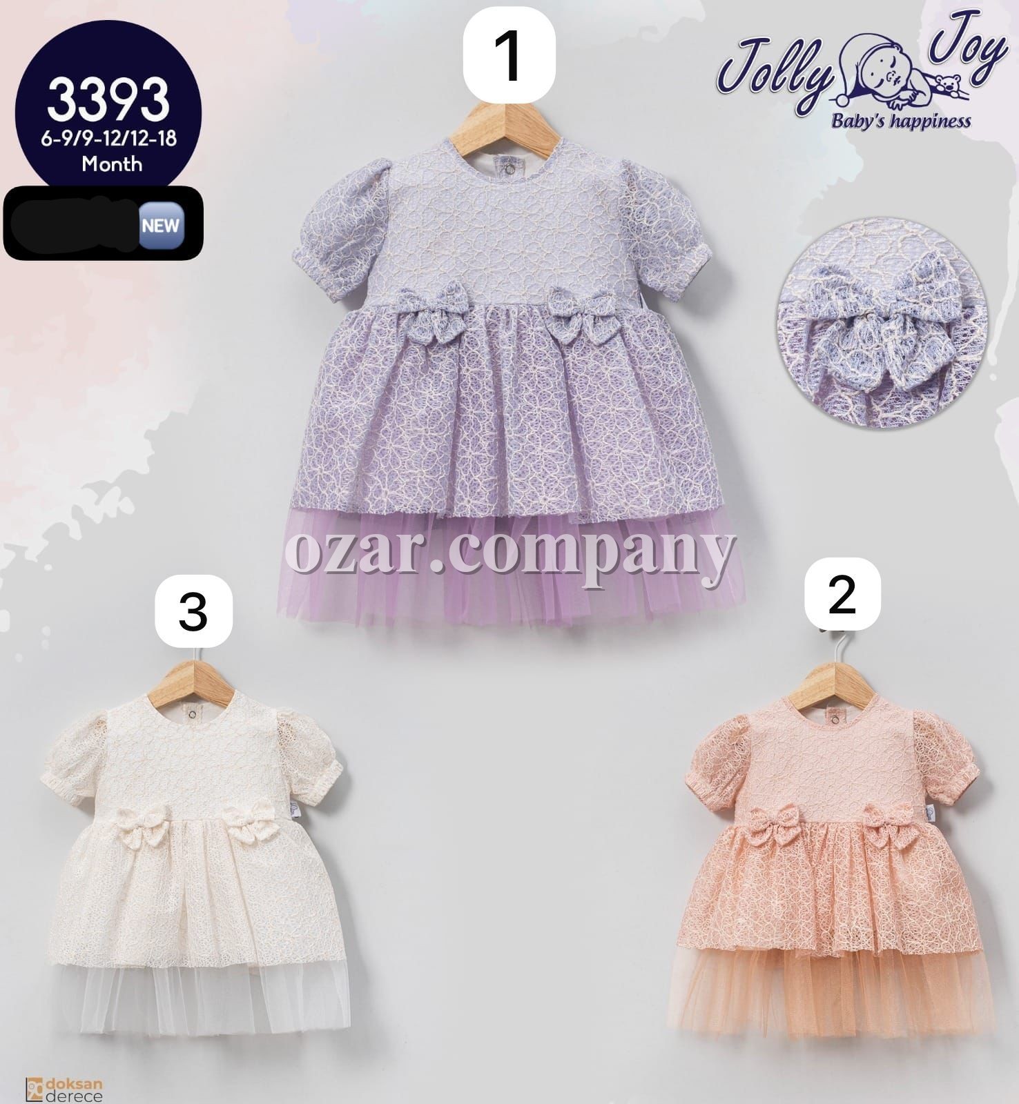 Платье Для Девочки Jolly Joy (6-9/9-12/12-18мес.)