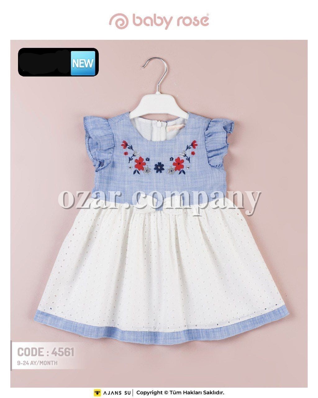 Платье Для Девочки Baby Rose (9-12-18-24мес.)