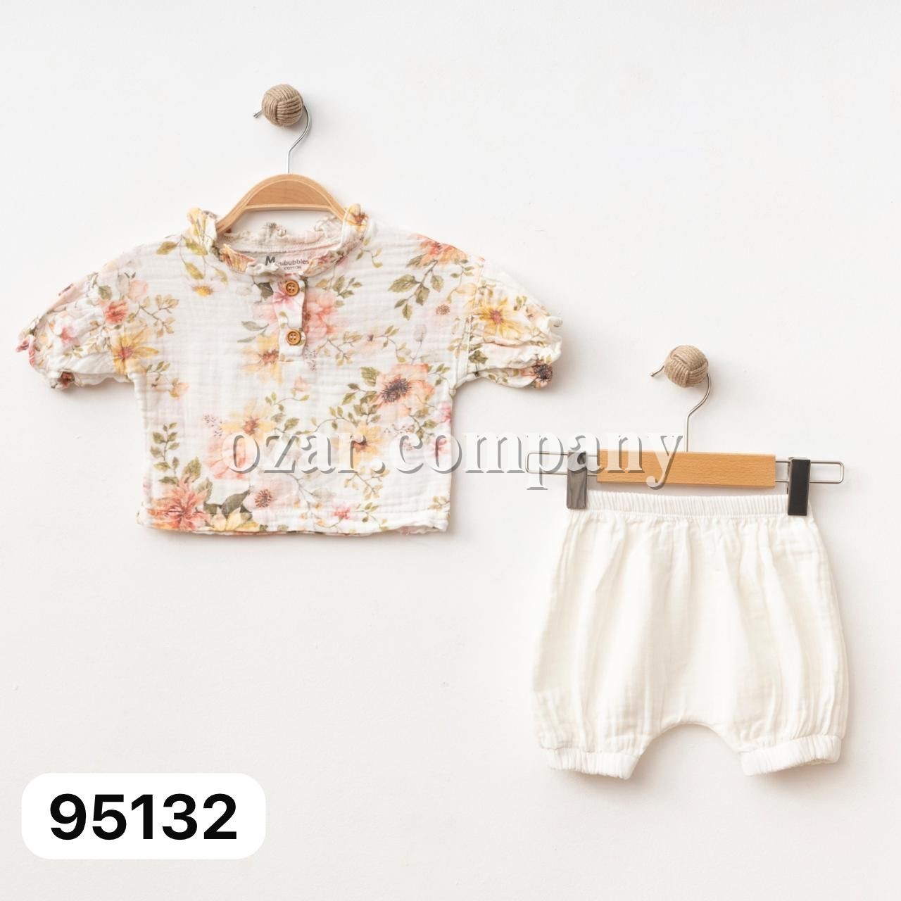 Муслиновый Костюм Для Девочки Minibubbles (3-6/6-9/9-12/12-18/18-24мес.)