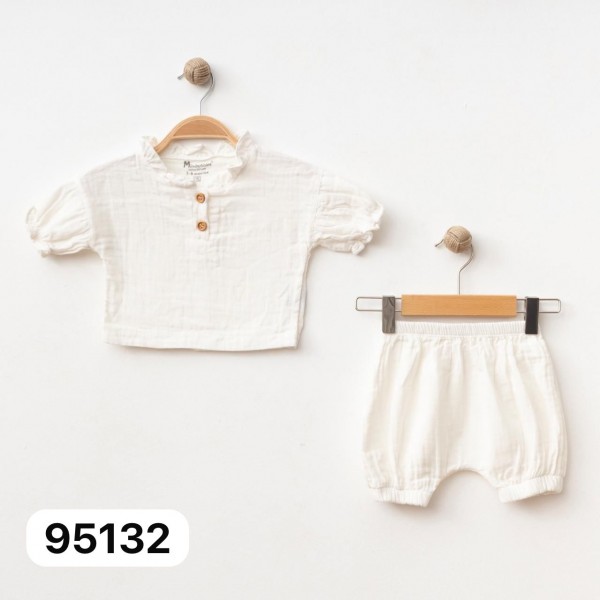 Муслиновый Костюм Для Девочки Minibubbles (3-6/6-9/9-12/12-18/18-24мес.)
