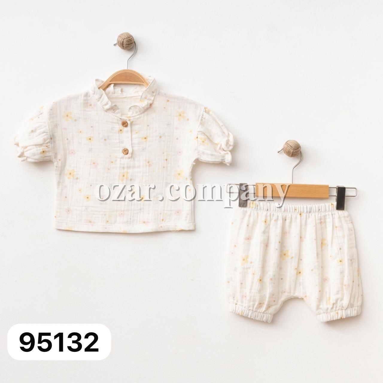 Муслиновый Костюм Для Девочки Minibubbles (3-6/6-9/9-12/12-18/18-24мес.)
