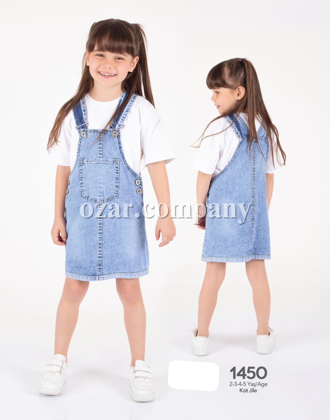 Джинсовый Комбинезон Для Девочки (2-3-4-5лет)