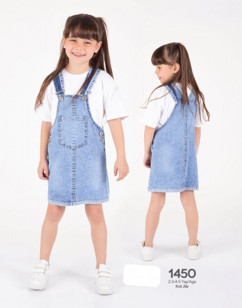 Джинсовый Комбинезон Для Девочки (2-3-4-5лет)