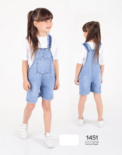 Джинсовый Комбинезон Для Девочки (2-3-4-5лет)