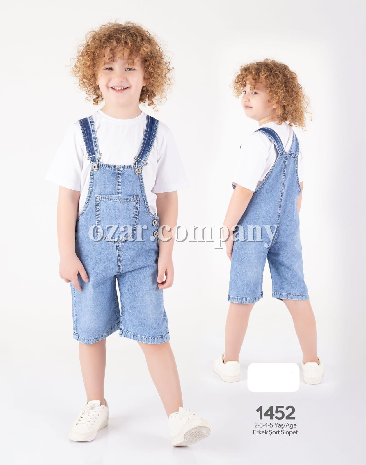 Джинсовый Комбинезон Для Мальчика (2-3-4-5лет)