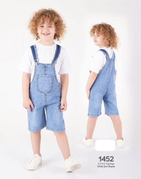Джинсовый Комбинезон Для Мальчика (2-3-4-5лет)
