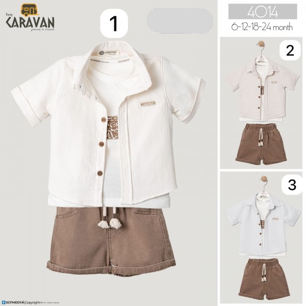 Костюм Тройка Для Мальчика Caravan (6-12-18-24мес.)
