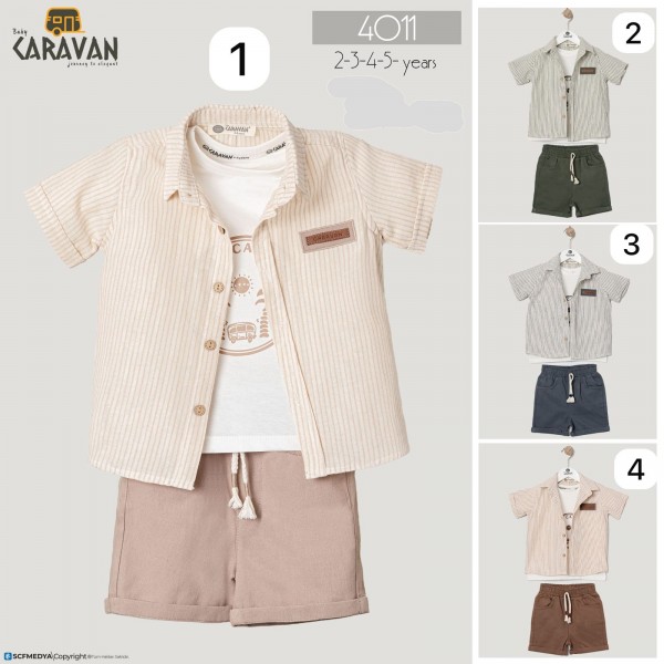 Костюм Тройка Для Мальчика Caravan (2-3-4-5лет)