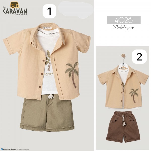 Костюм Тройка Для Мальчика Caravan (2-3-4-5лет)