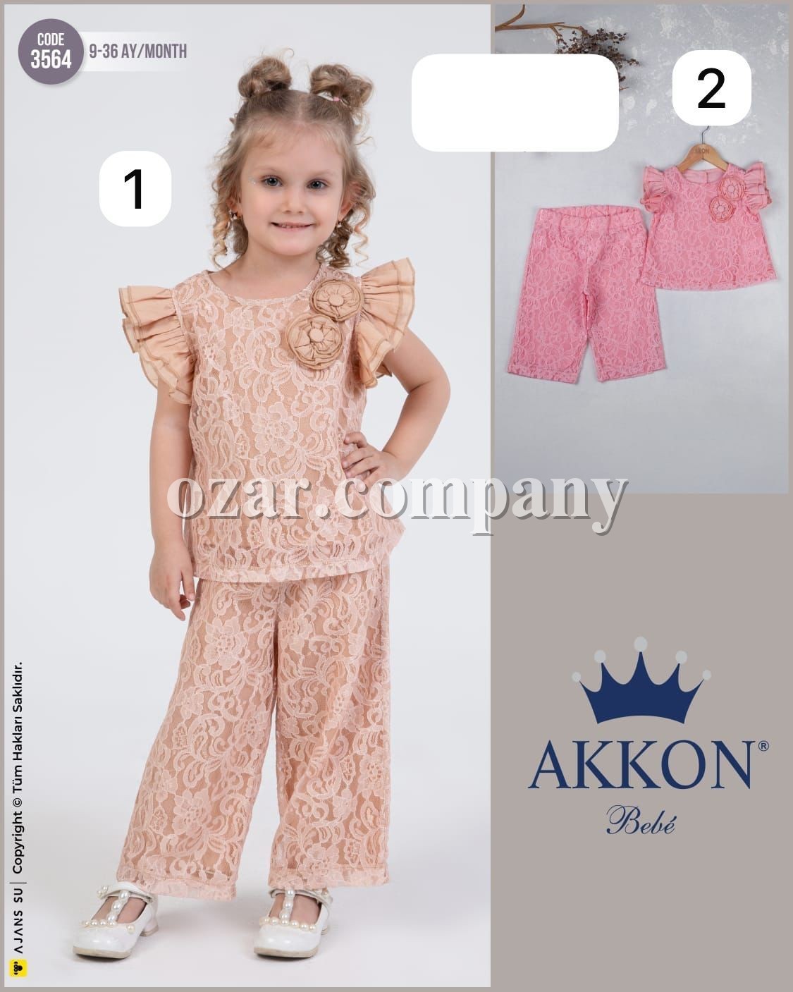 Костюм Для Девочки Akkon Neon Bebe (9-12-24-36мес.)