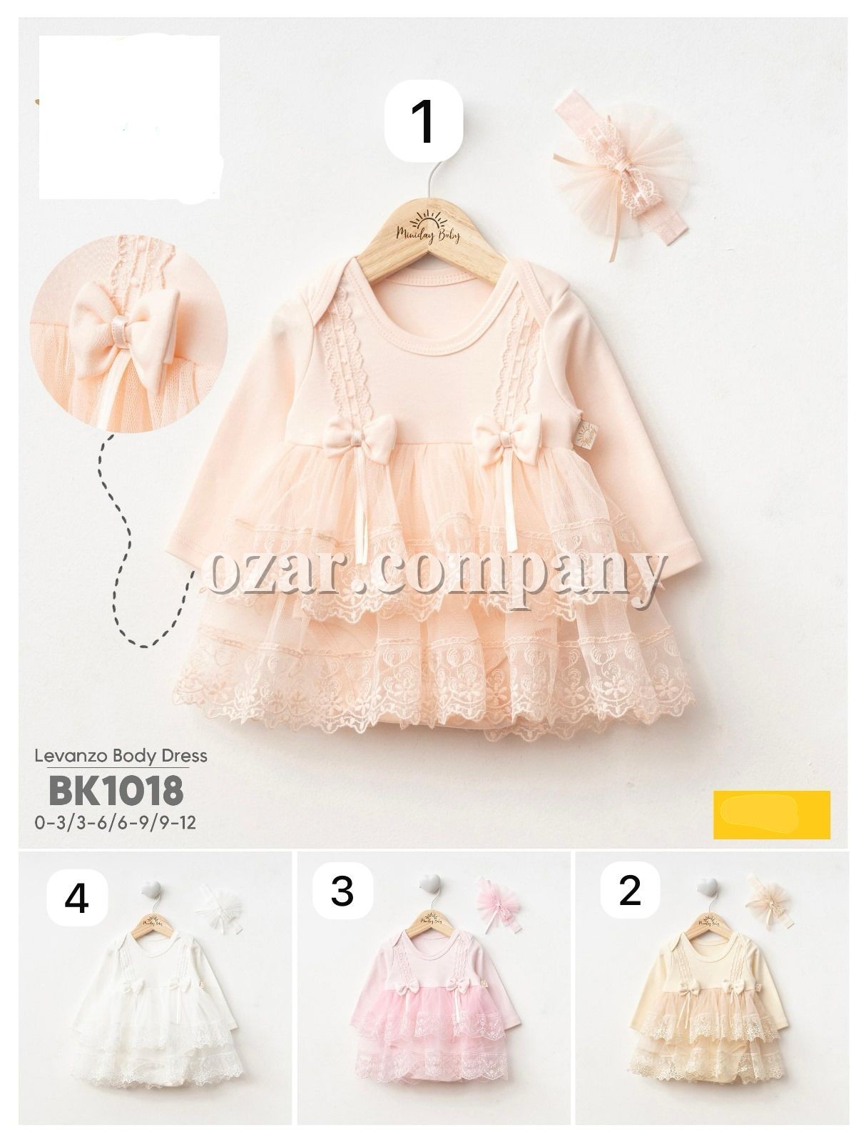 Платье Для Девочки Miniday Baby (0-3/3-6/6-9/9-12мес.)
