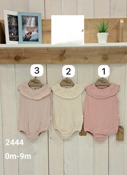 Муслиновый Бодик Для Девочки Anna Babba (0-3-6-9мес.)