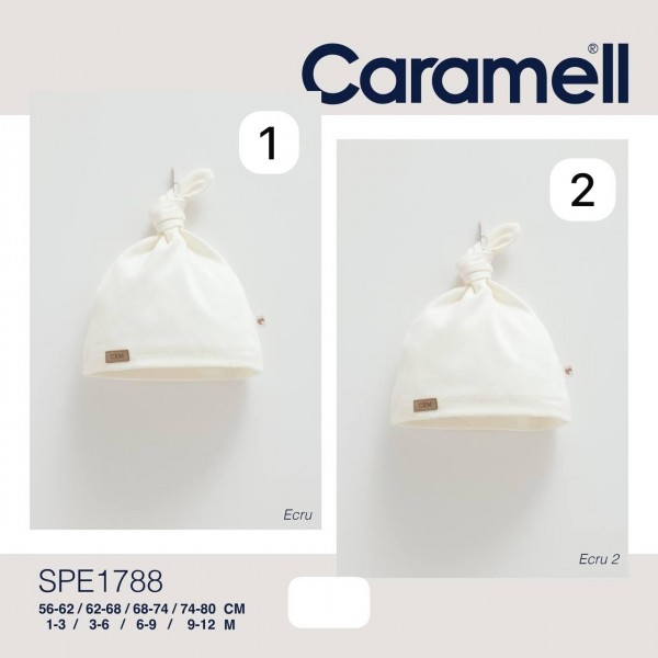 Шапочка Для Новорождённых Caramell (1-3/3-6/6-9/9-12мес.)