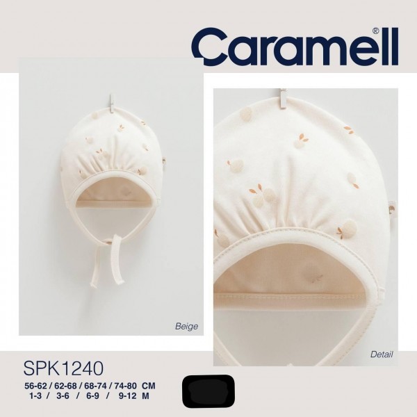 Шапочка Для Девочки Caramell (1-3/3-6/6-9/9-12мес.)