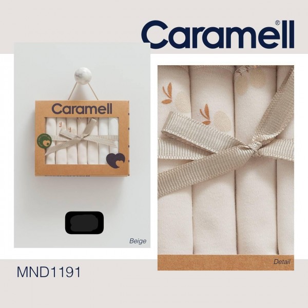 Коробочный Набор Платочков Для Новорождённых Caramell (0-24мес.)
