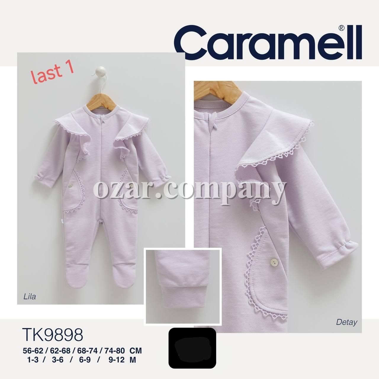 Человечек Для Девочки Caramell (1-3/3-6/6-9/9-12мес.)