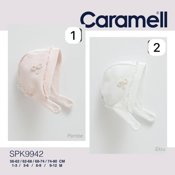 Шапочка Для Девочки Caramell (1-3/3-6/6-9/9-12мес.)