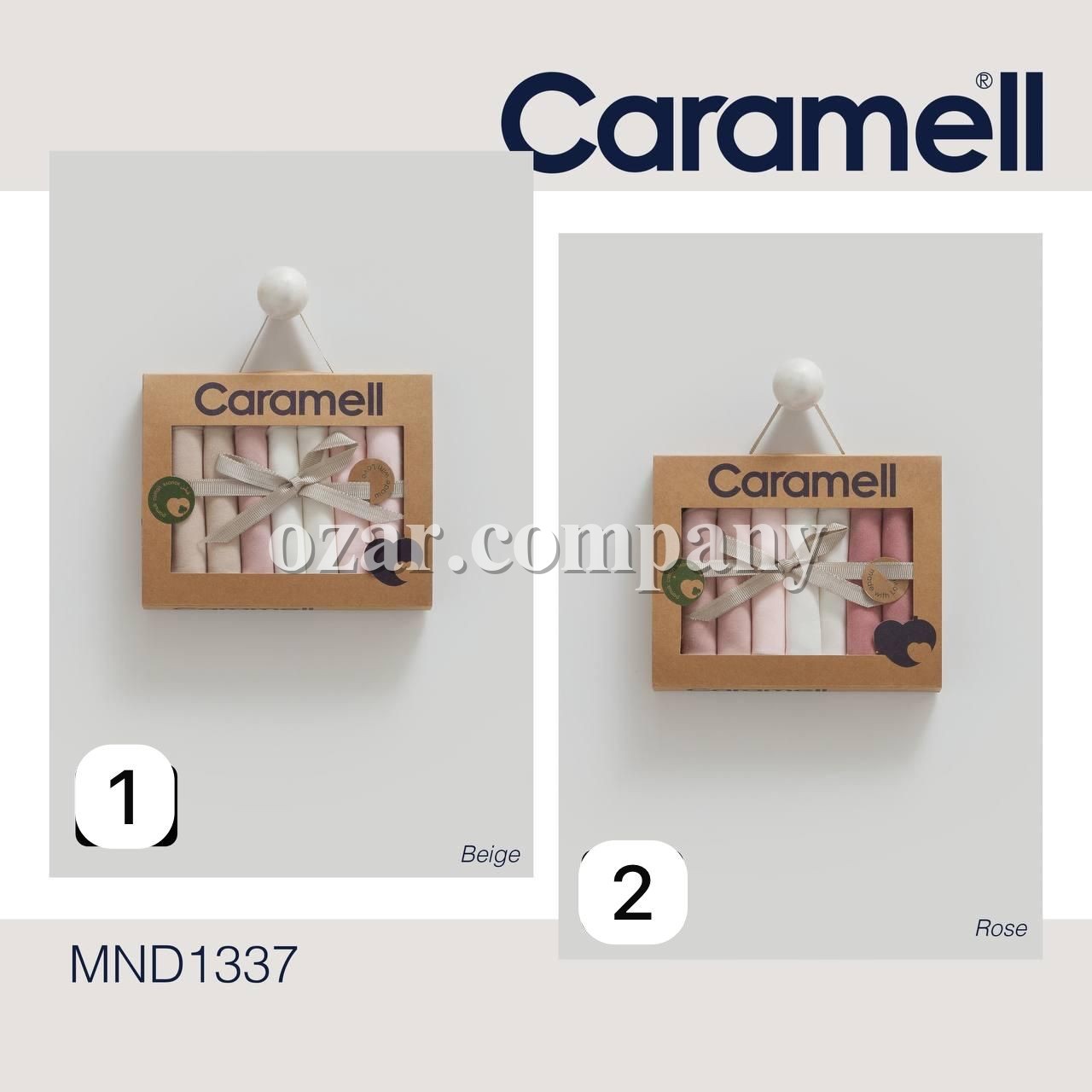 Коробочный Набор Платочков Для Девочки Caramell (0-24мес.)