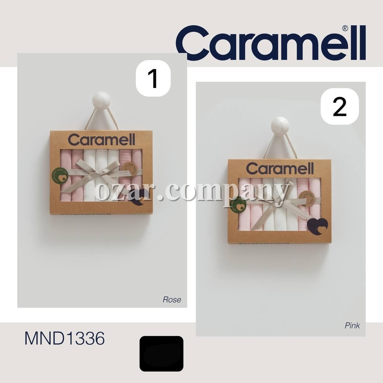 Коробочный Набор Платочков Для Девочки Caramell (0-24мес.)
