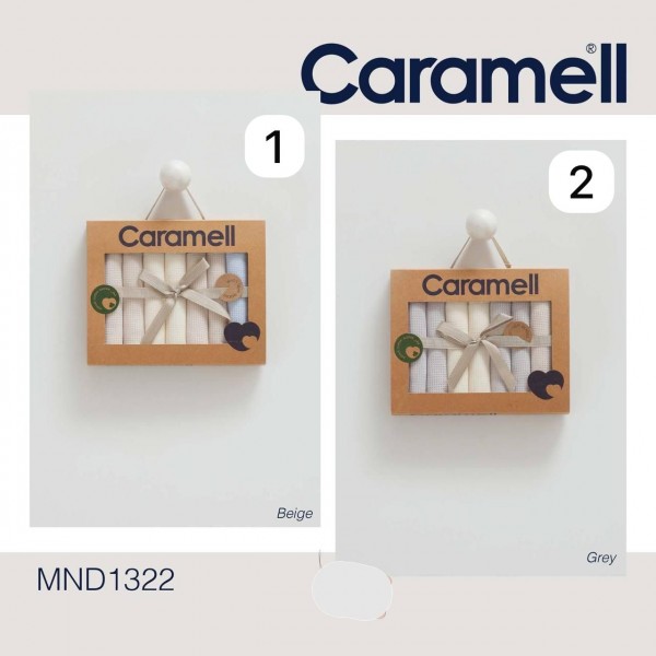 Коробочный Набор Платочков Для Новорождённых Caramell (0-24мес.)
