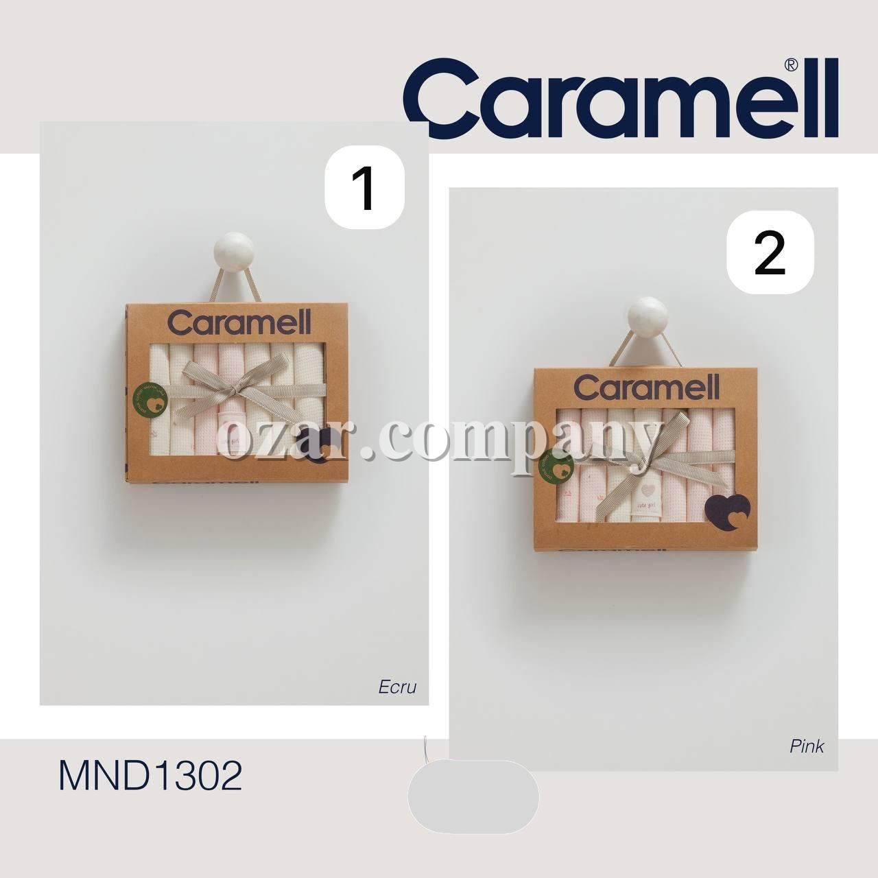 Коробочный Набор Платочков Для Девочки Caramell (0-24мес.)