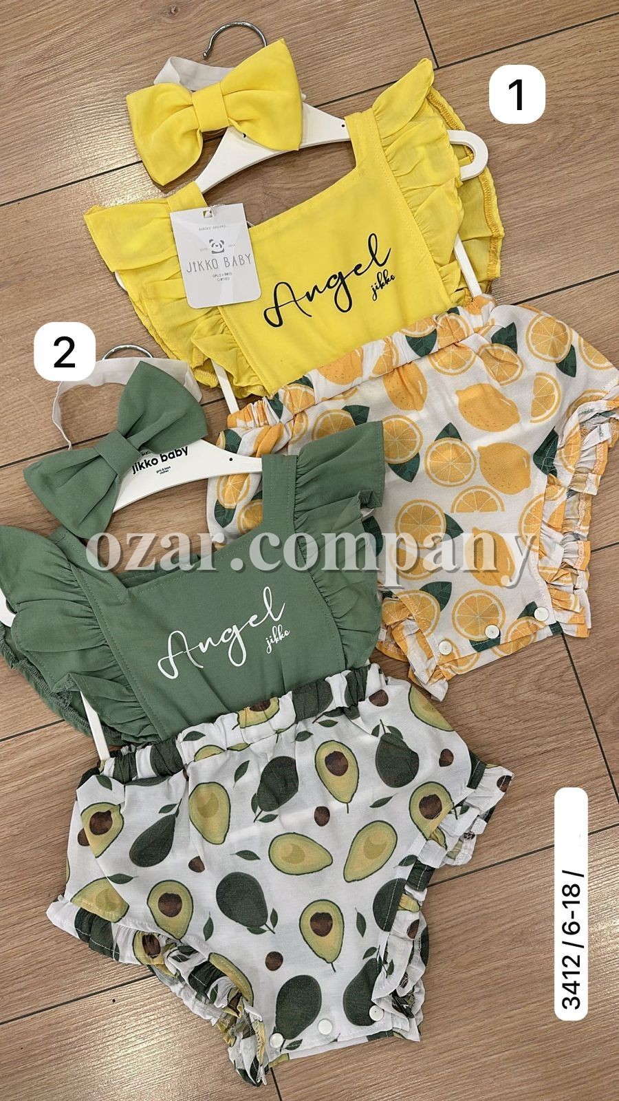 Бодик Для Девочки Jikko Baby (6-9/9-12/12-18мес.)