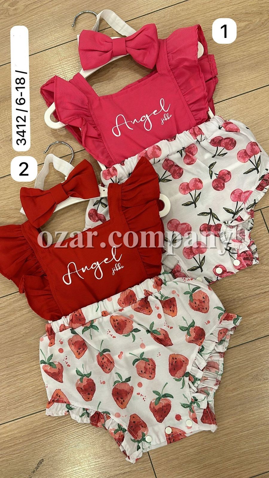 Бодик Для Девочки Jikko Baby (6-9/9-12/12-18мес.)