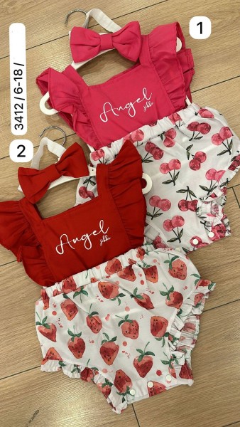 Бодик Для Девочки Jikko Baby (6-9/9-12/12-18мес.)