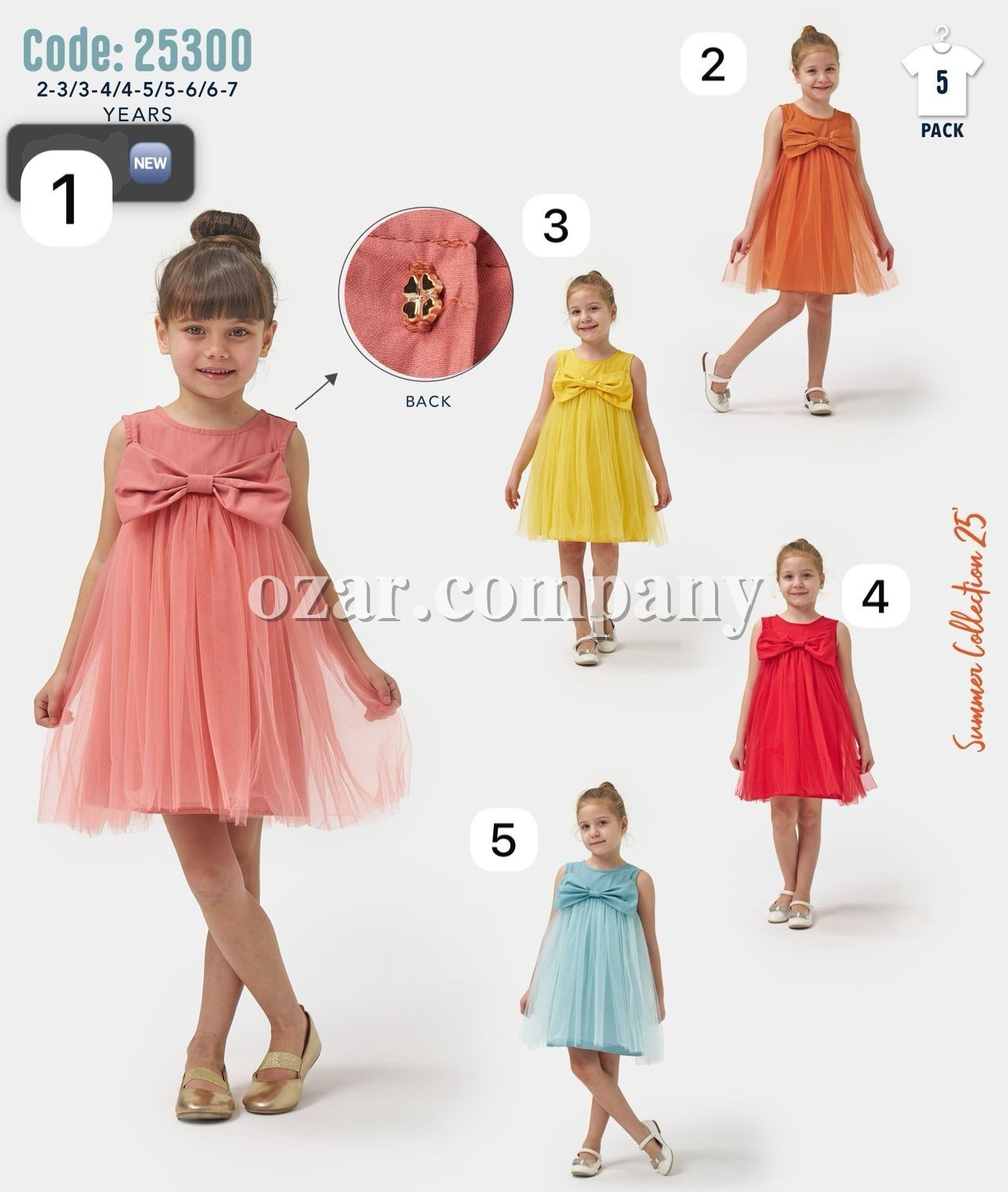 Платье Для Девочки Bupper-Minipodyum (2-3/3-4/4-5/5-6/6-7лет)