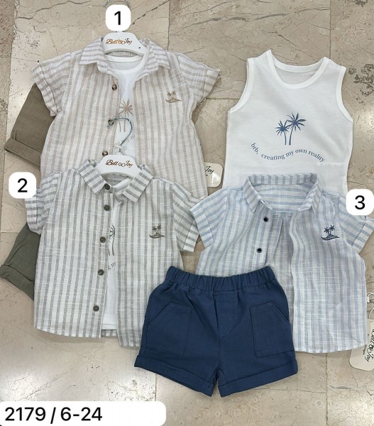 Костюм Тройка Для Мальчика Bello Joy (6-9/9-12/12-18/18-24мес.)