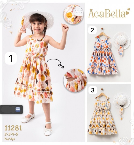 Сарафан Для Девочки Aca Bella (2-3-4-5лет)
