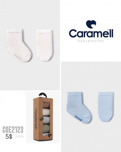 Коробочный Набор Носочков Для Мальчика Caramell (0-3мес.)