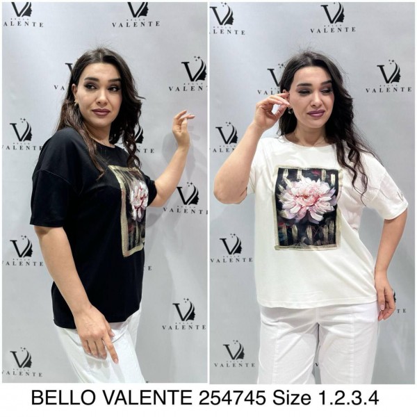 Женская Футболка Bello Valente (Большие размеры) 