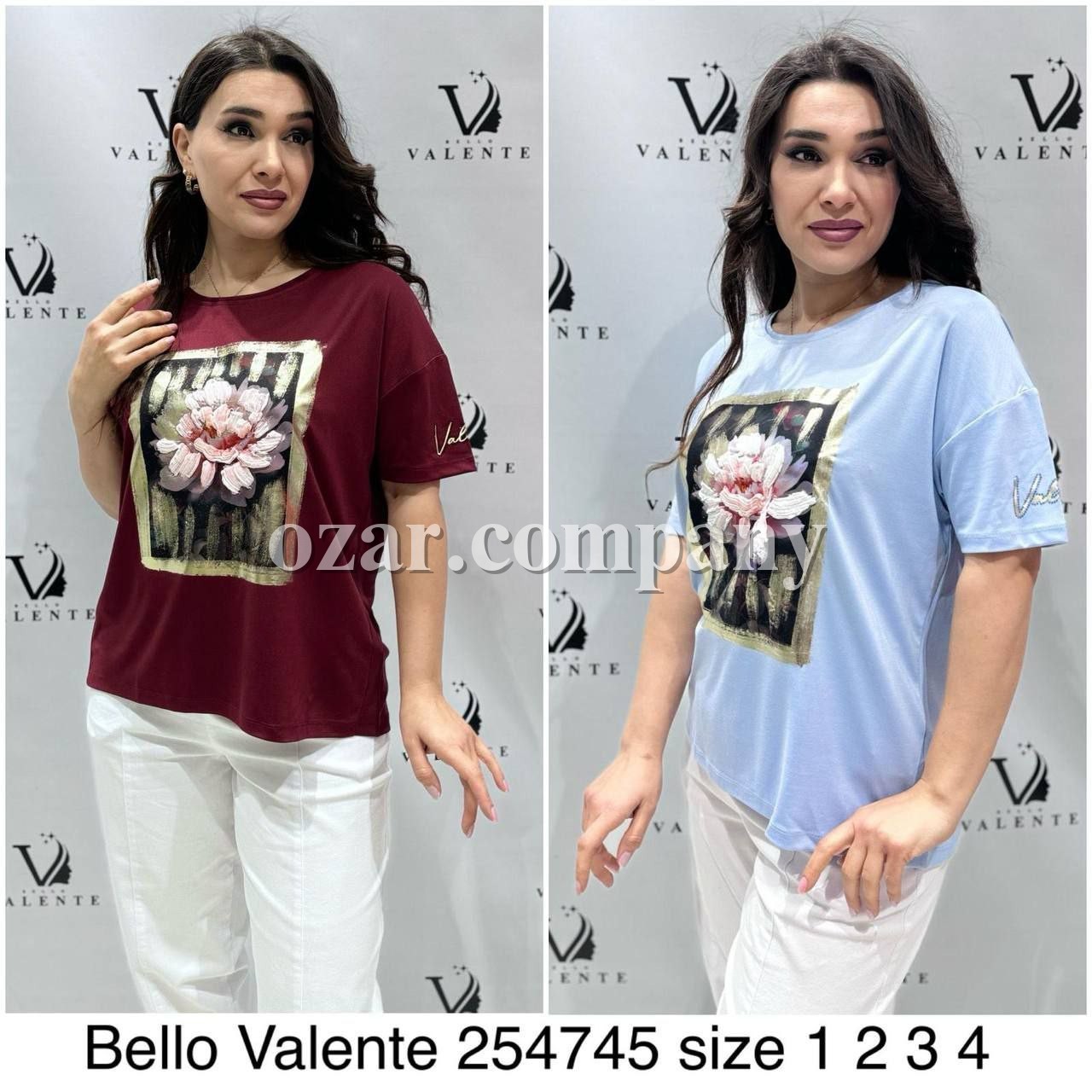 Женская Футболка Bello Valente (Большие размеры) 