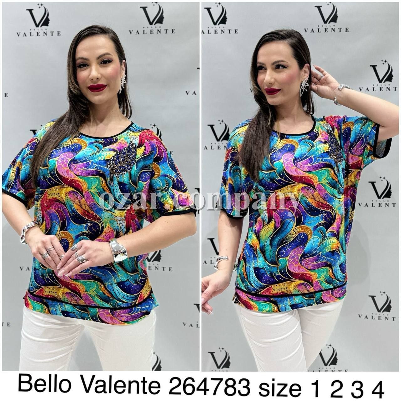 Женская Футболка Bello Valente (Большие размеры) 