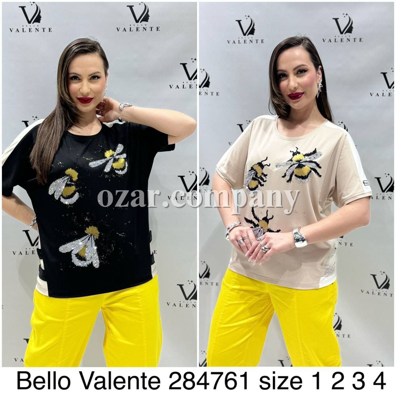 Женская Футболка Bello Valente (Большие размеры) 