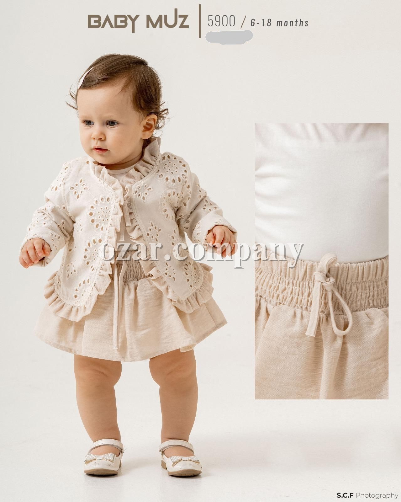 Костюм Тройка Для Девочки Baby Muz (6-9-12-18мес.)