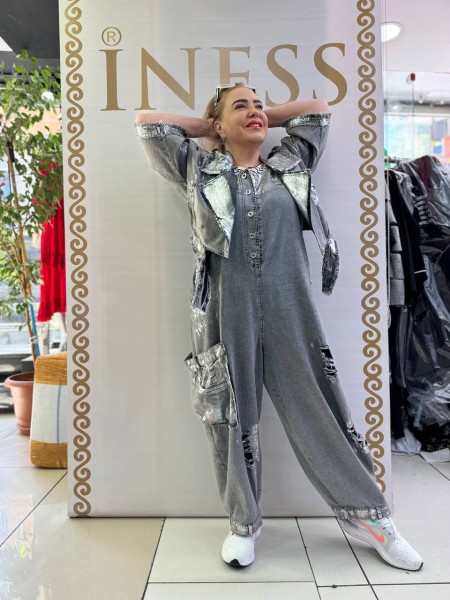 Женский Комбинезон Iness (Большие размеры)