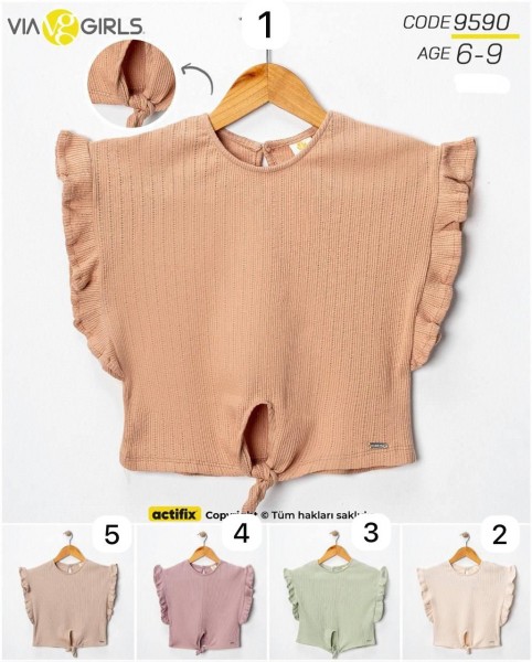 Футболка Для Девочки Via Girls (6-7-8-9лет) 