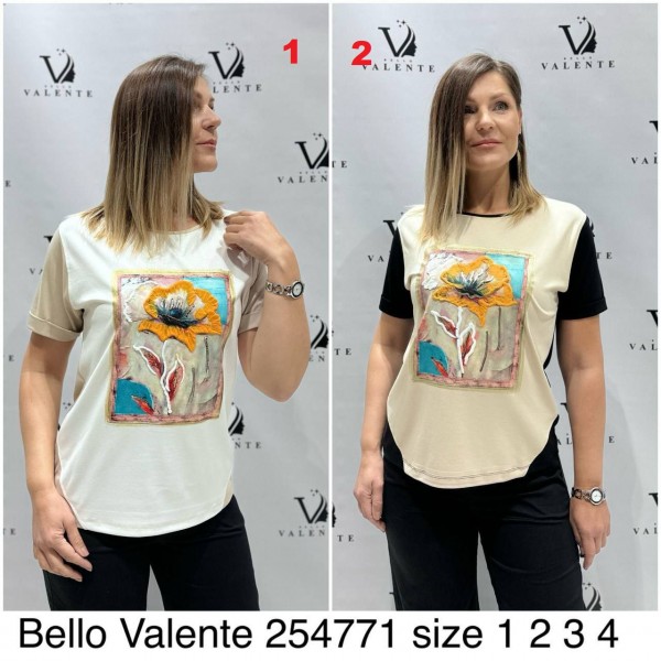 Женская Футболка Bello Valente (Большие размеры) 