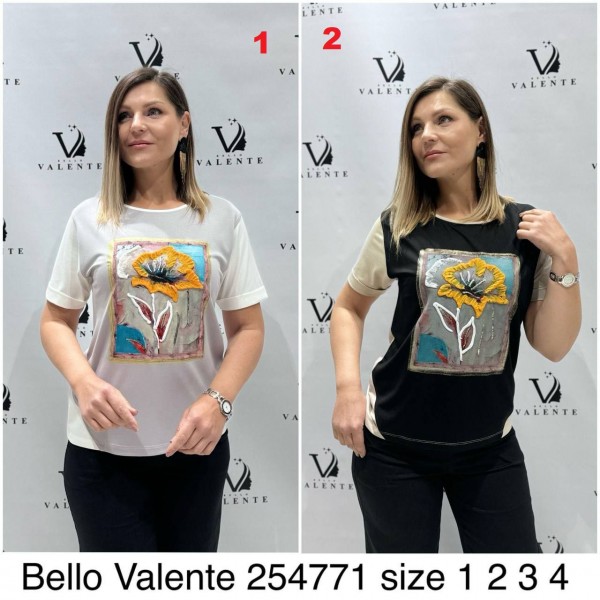 Женская Футболка Bello Valente (Большие размеры) 