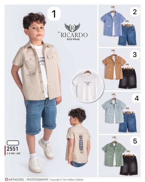 Костюм Тройка Для Мальчика Ricardo (2-3-4-5-6лет)