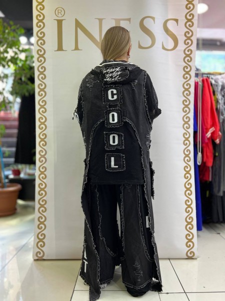 Женский Джинсовый Костюм Iness (Большие размеры)