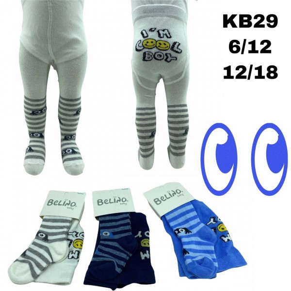 Колготы Для Мальчика Belino (6-12/12-18мес.)