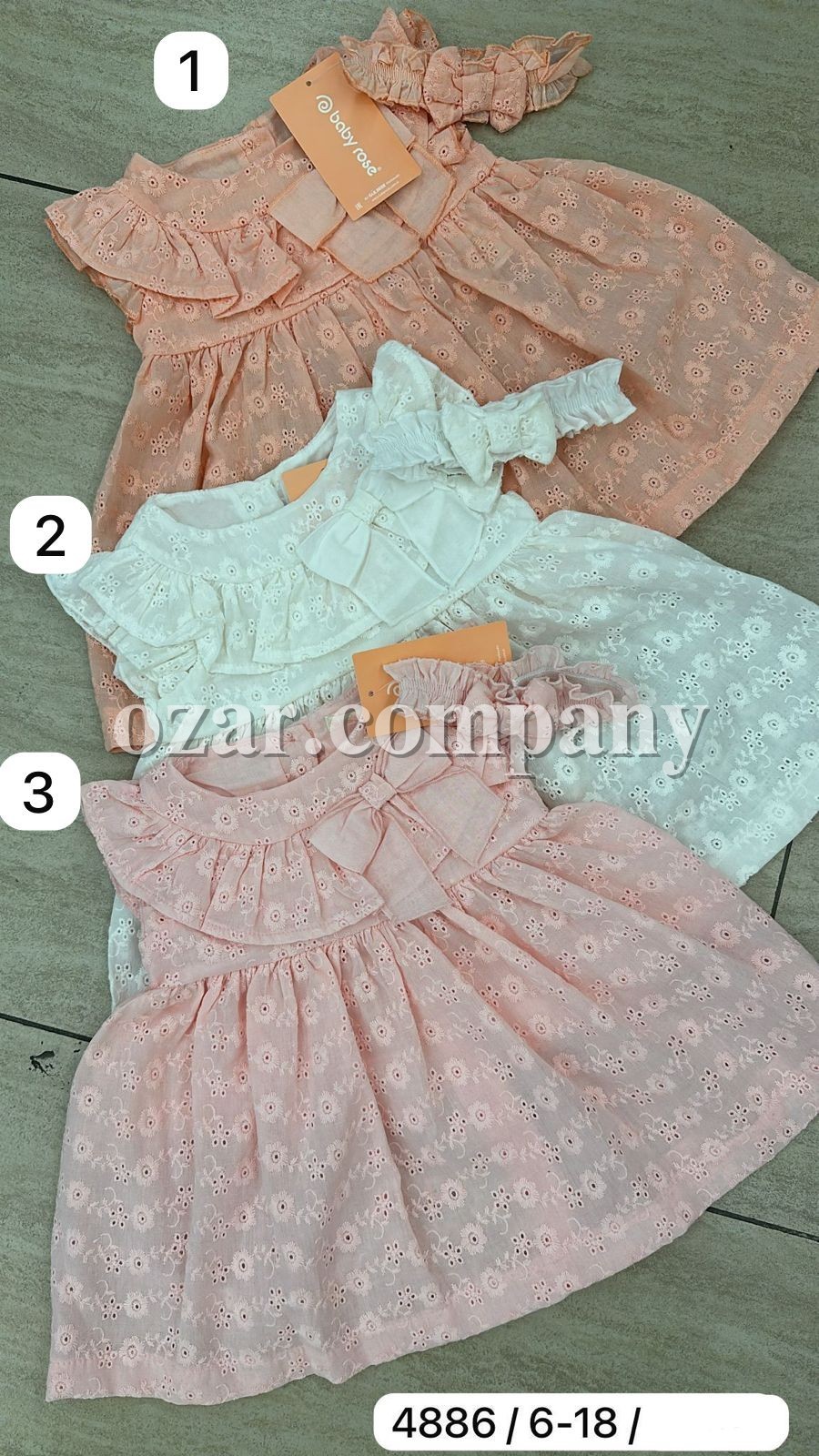 Платье Для Девочки Baby Rose (6-9-12-18мес)